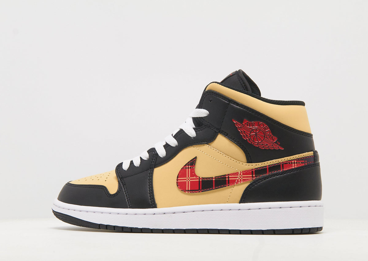 סניקרס Air Jordan 1 Mid Tartan Swoosh | גברים
