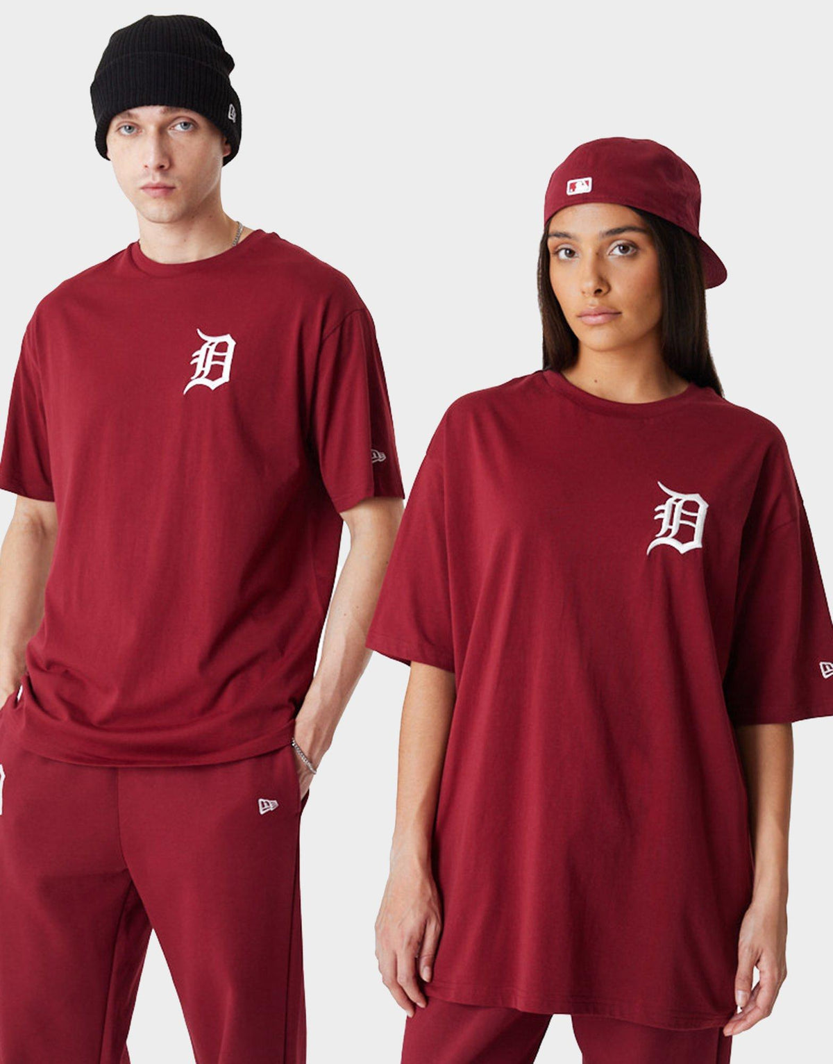 טי שירט אוברסייז לוגו Detroit Tigers יוניסקס
