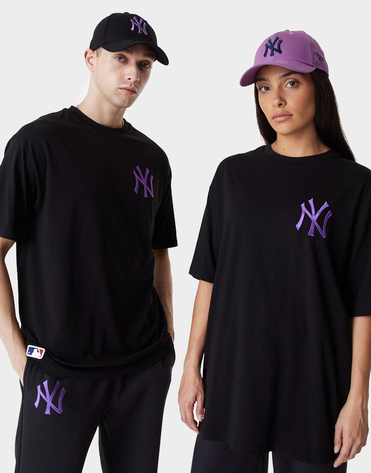 טי שירט אוברסייז לוגו New York Yankees יוניסקס