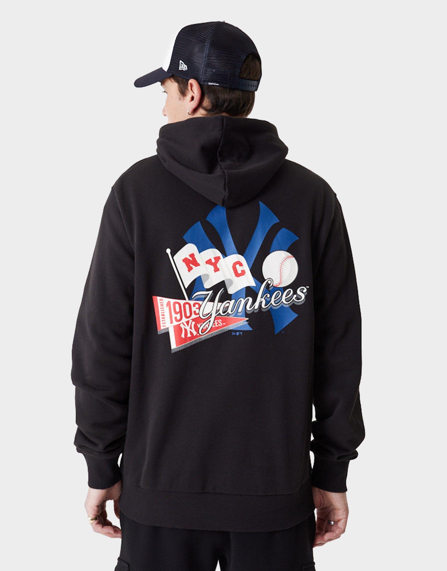 סווטשירט קפוצ'ון אוברסייז Yankees MLB Flag | גברים