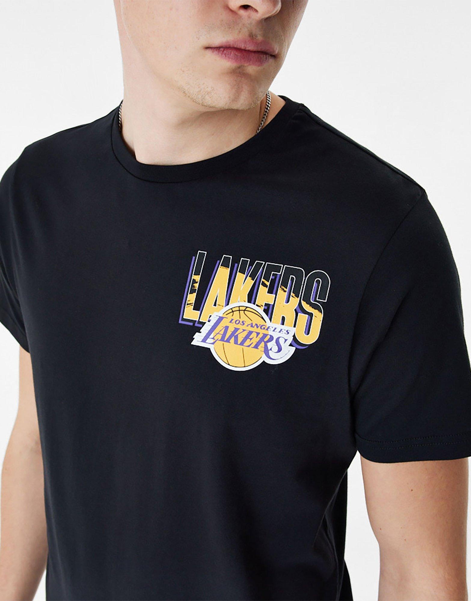 טי שירט אוברסייז גרפית LA Lakers Skyline | יוניסקס