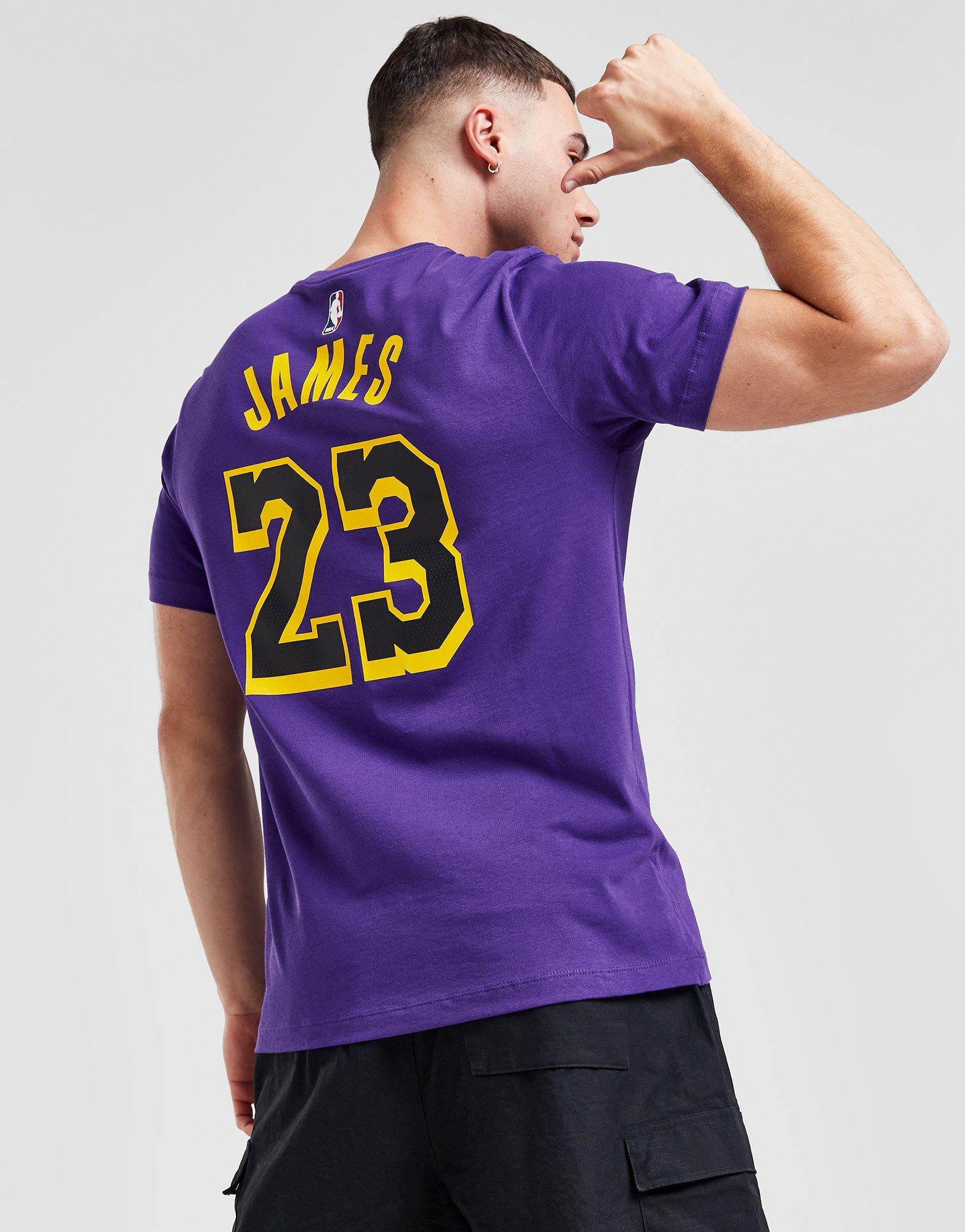 טי שירט LA Lakers James Statement | גברים