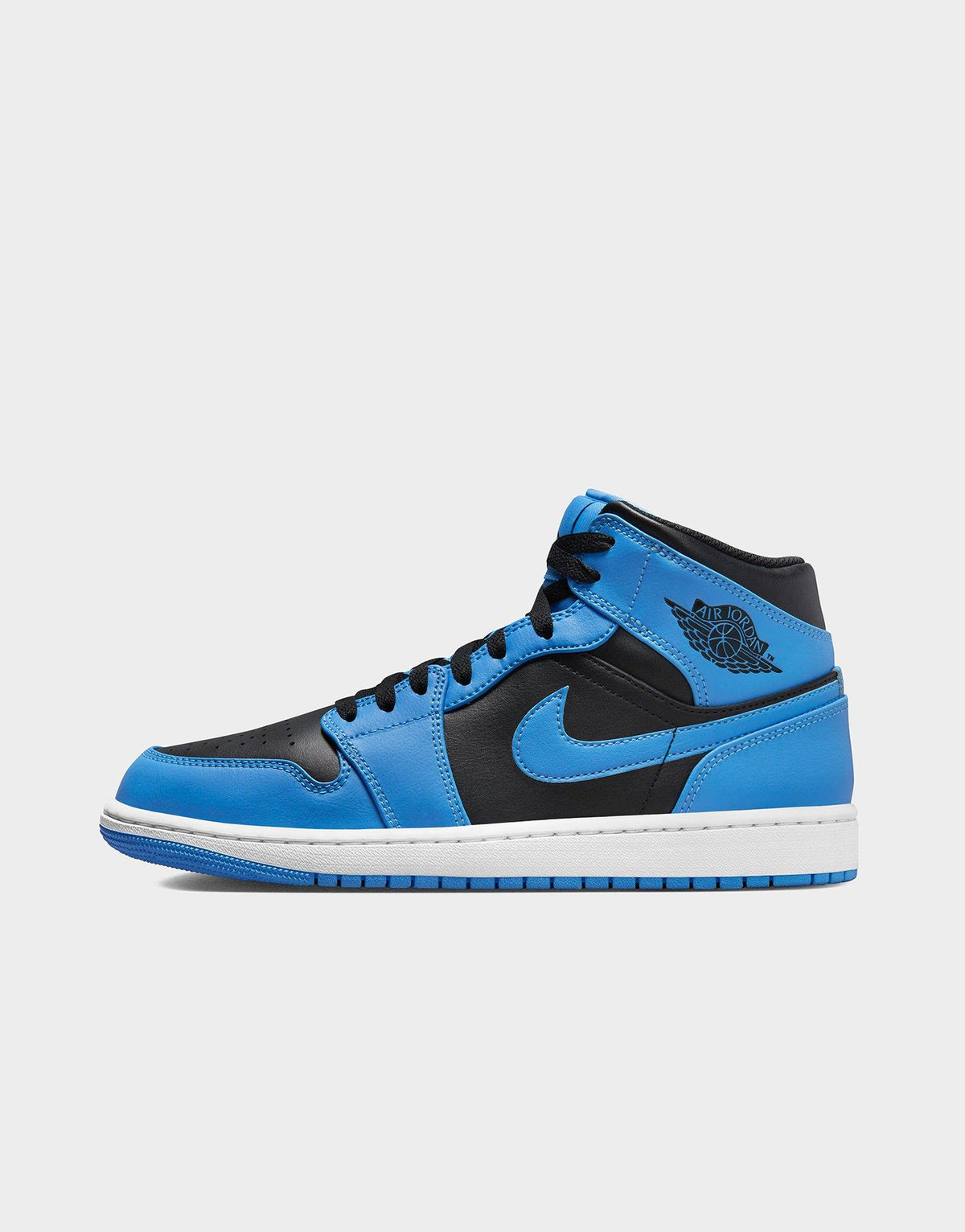 סניקרס Air Jordan 1 Mid University Blue Black | גברים