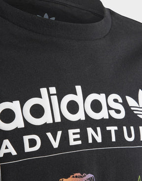 טי שירט גרפית לוגו ג'וניורס Adventure