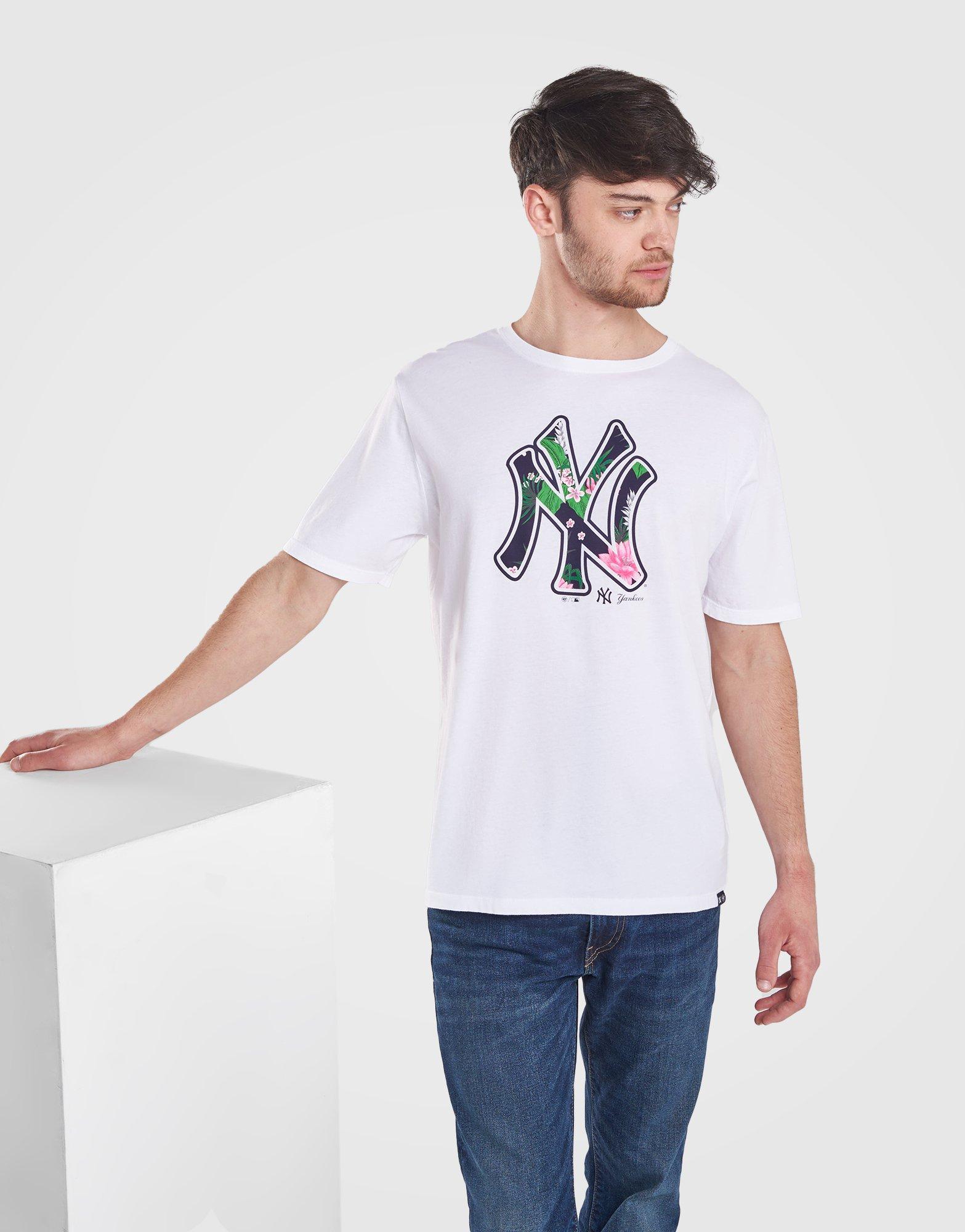 טי שירט לוגו New York YANKEES | גברים